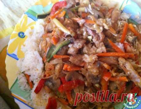 Курица в кокосовом молоке с рисом – кулинарный рецепт