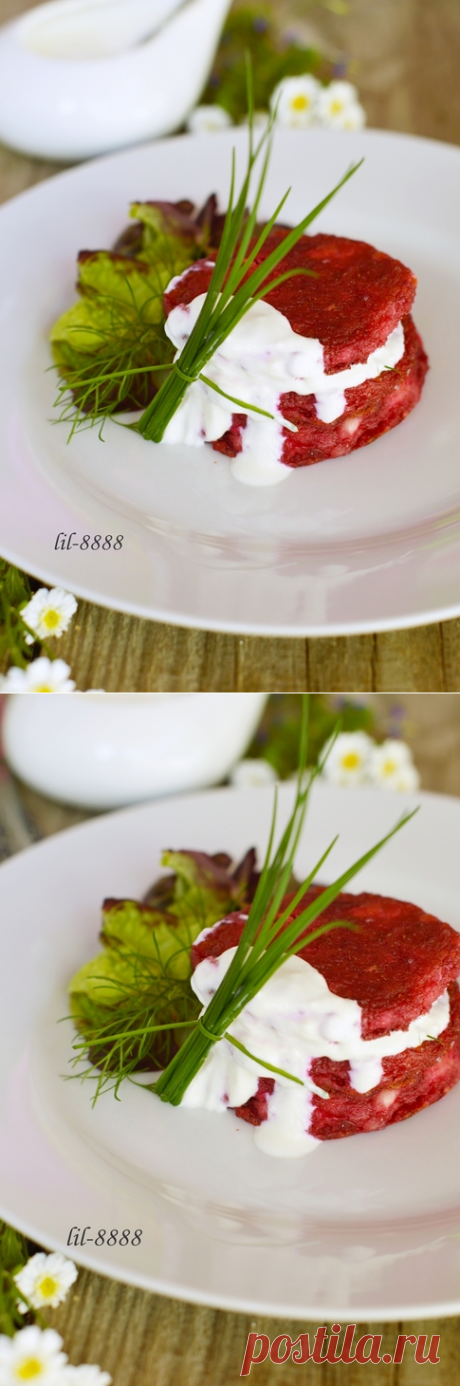 Сырники со свеклой и козьим сыром. рецепт с фотографиями