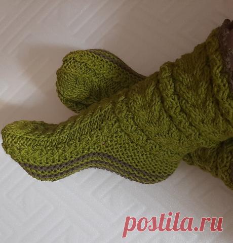 Связала себе домашние сапожки - показываю и рассказываю как | Вязалушка | Яндекс Дзен