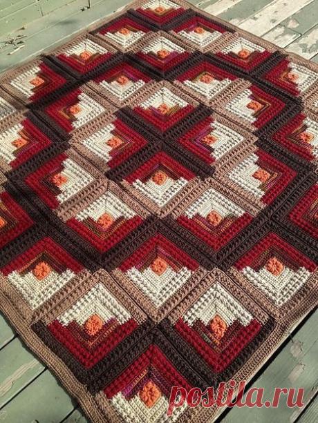 Blanket Amazing - бесплатное учебное пособие - Вязание крючком