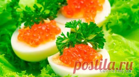 Фаршированные яйца рецепт | Кулинарные рецепты