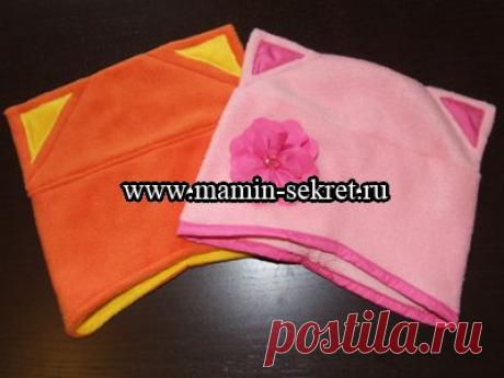 Как сшить шапочку с ушками для ребёнка