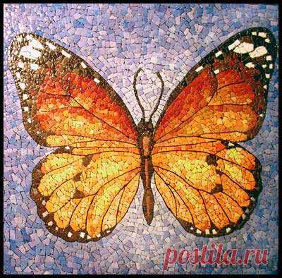 Панно из яичной скорлупы. Фотогалерея работ :: Детские поделки
