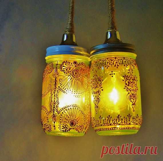 (+1) - Экзотическая красота из обычных стеклянных банок | Полезные советы