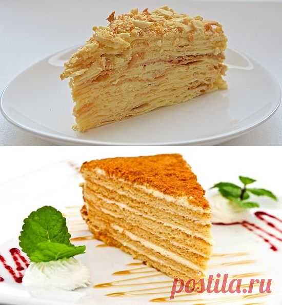 «Прага», «Наполеон» и «Медовик»: три самых вкусных торта
