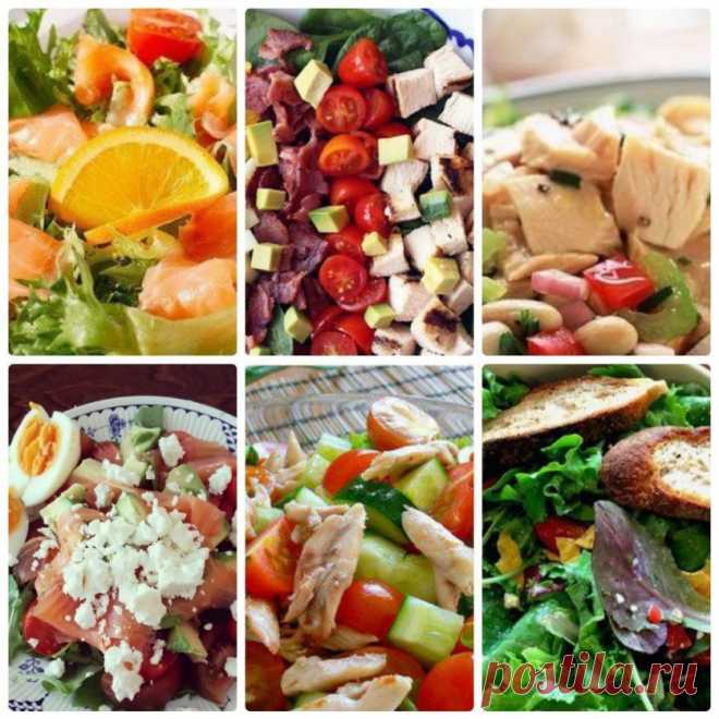 6 простых белковых салатиков к ужину! | Вкусные рецепты