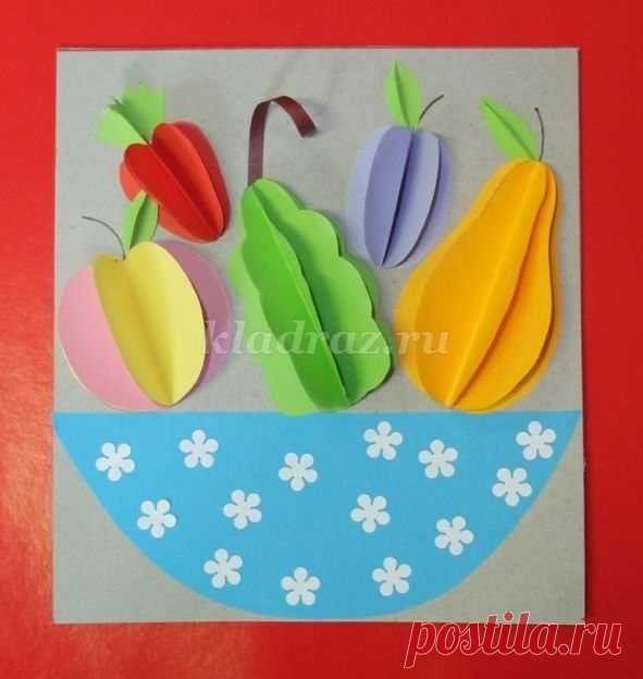 Объемные аппликации из бумаги: идеи — Поделки с детьми