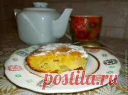 Нежный пирог с ананасами