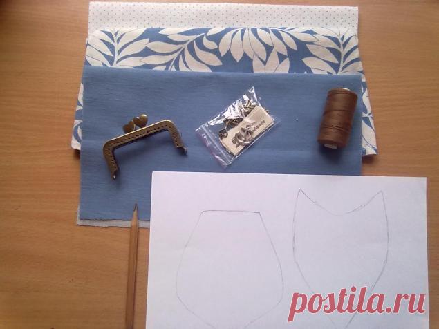 Кошелёчек с фермуаром - Ярмарка Мастеров - ручная работа, handmade