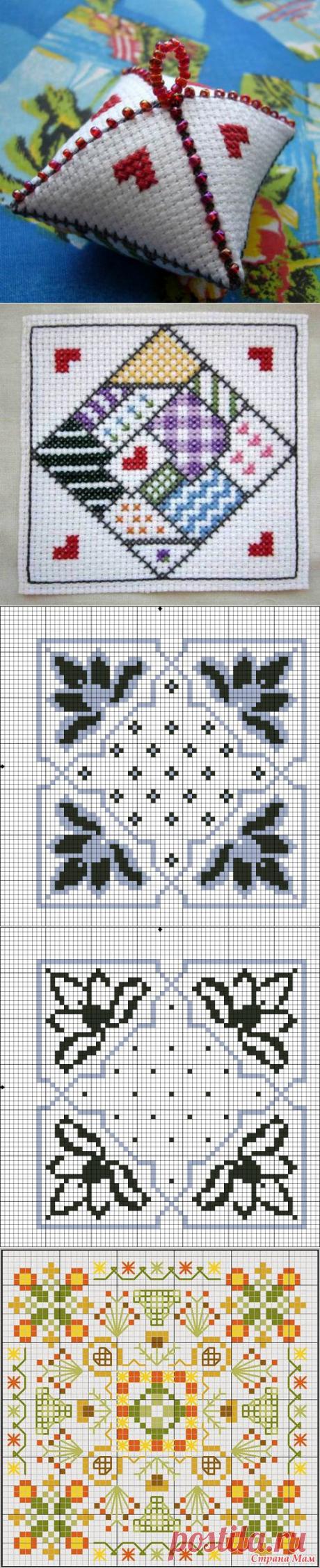 ЗИГУГУ- милая безделушка. МК + схемы вышивки