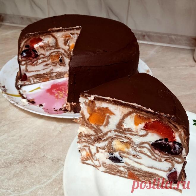 Восхитительный торт на сковороде. Вы такой рецепт еще не делали. Торт с блинами | вкусная минута от Натальи | Дзен