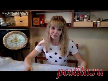 Татьяна Новичкова. Работа с поталью.