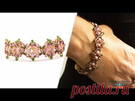 Super Mini Garden Bracelet - DIY Jewelry Making Tutorial by PotomacBeads