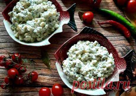 (17) Салат с печенью трески, картофелем и маринованными огурчиками 🥗 - пошаговый рецепт с фото. Автор рецепта Инга . - Cookpad