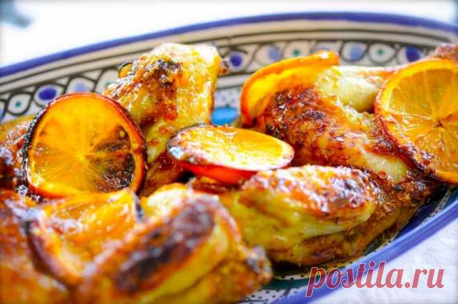 Шикарная и вкусная курица с кусочками апельсина - вкусные рецепты для вашей семьи - Птица | Люблю готовить