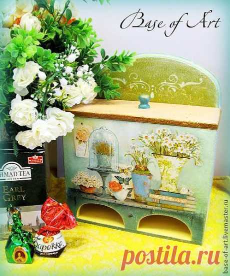 Чайница &quot;Нарциссы&quot;. Мастер-класс от &quot;Base of Art&quot;. - Ярмарка Мастеров - ручная работа, handmade