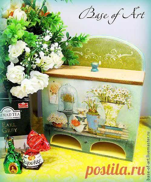 Чайница "Нарциссы". Мастер-класс от "Base of Art". - Ярмарка Мастеров - ручная работа, handmade