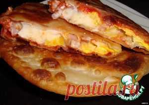 Опять лепешки. Или лепешки-пиццы - кулинарный рецепт