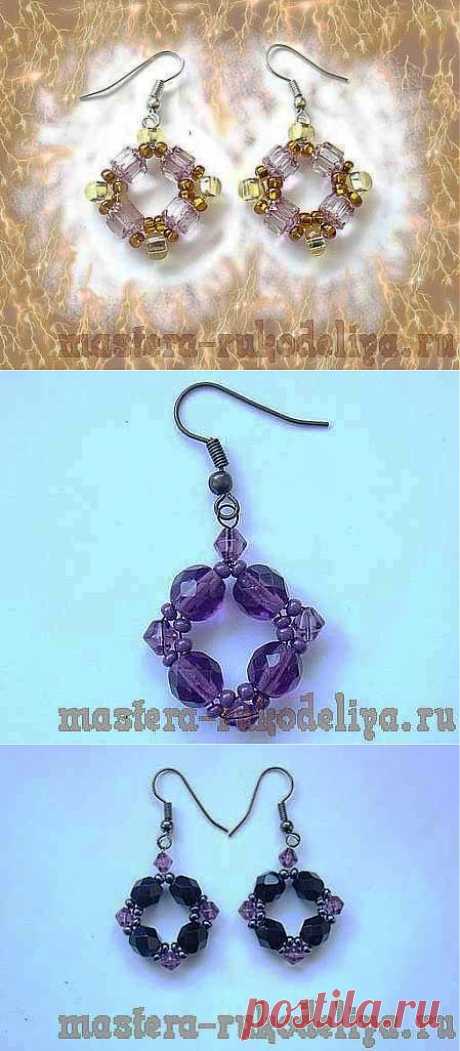 Мастера рукоделия - рукоделие для дома. Бесплатные мастер-классы, фото и видео уроки - Мастер-класс по сборке бижутерии: Серьги из бисера и бусин
