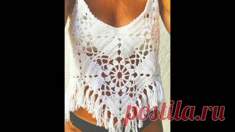 DIY CROCHET MOTIVO DE 5 CARREIRAS PARA BLUSA REGATA PARTE 2 FINAL HD # Se inscreva no meu canal // clique no sininho 🔔 para receber minhas postagens diariamente // Compartilhem meus vídeos nas redes sociais para estar ajudando...