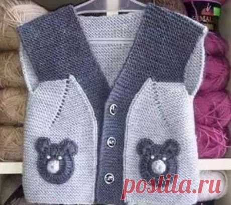 Детские жилетики. Идеи