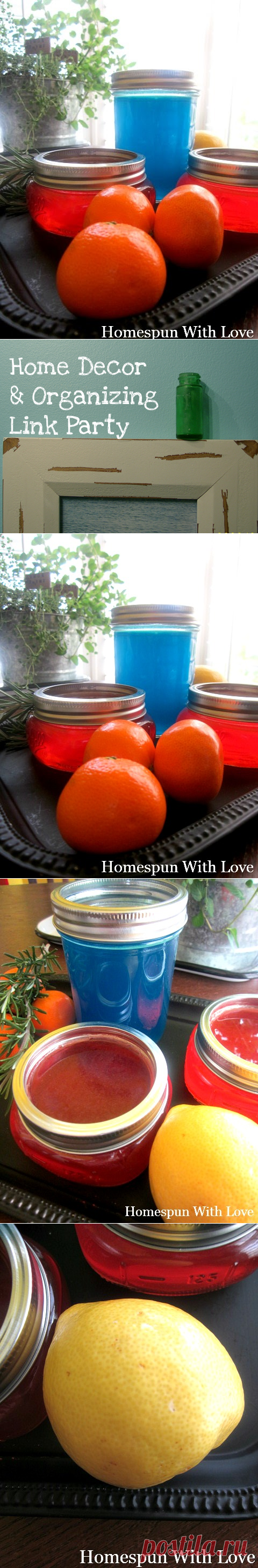 Homespun With Love: Homemade Gel Home Air Fresheners