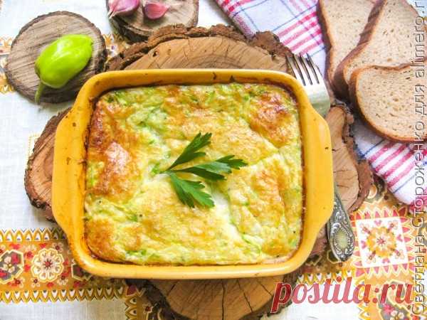 Вкусный омлет с кабачками