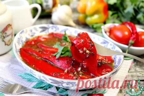 Закусочные запеченные сладкие перцы Кулинарный рецепт