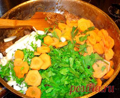 Нут (хумус) с говядиной