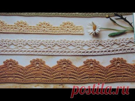 12 СХЕМ разных вариантов КАЙМЫ для обвязки краев ПОЛОТЕНЕЦ, САЛФЕТОК, СКАТЕРТЕЙ...