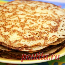 Очень тонкие блинчики! Запоминайте главную изюминку рецепта