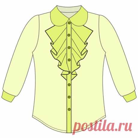 Выкройка блузки для девочки | Шкатулка