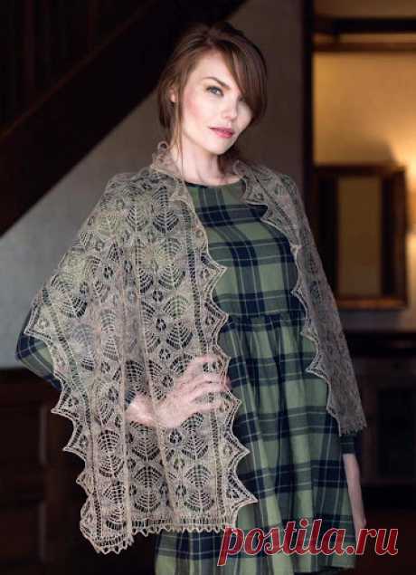 Шетландская стола / Shetland shawl