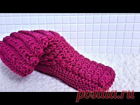 Следки спицами с красивым узором. Очень хорошая и удобная модель .Вы будете ДОВОЛЬНЫ! Мастер класс