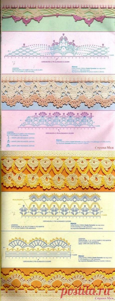 ИЗЫСКАННАЯ КАЙМА КРЮЧКОМ..