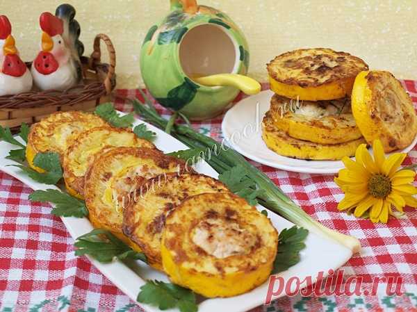 Кольца из кабачков с куриным фаршем — рецепт с фото пошагово. Как приготовить кабачки фаршированные курицей?