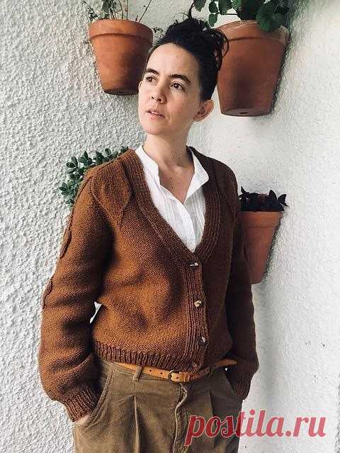 Кардиган Leaves от Carmen Garcia de Mora