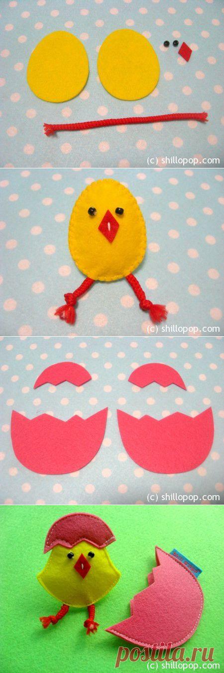 Развивающие игрушки от Shill O'POP » Мастер-класс “Цыпленок и его домик”