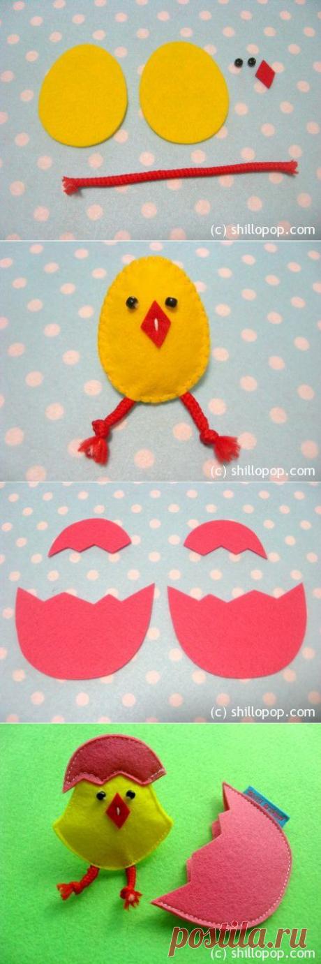 Развивающие игрушки от Shill O'POP » Мастер-класс “Цыпленок и его домик”