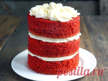 Торт «Красный бархат» — пошаговый рецепт в домашних условиях