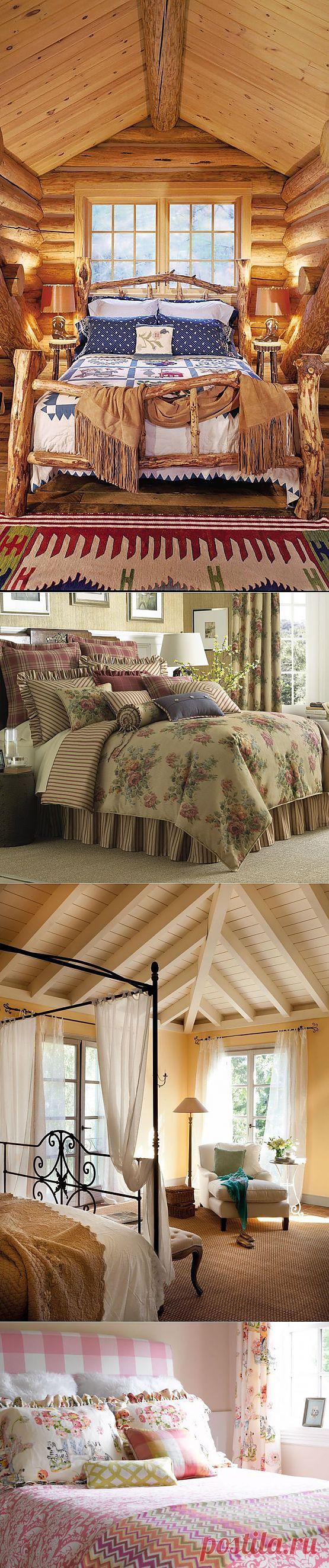 Спальни и спальные принадлежности.