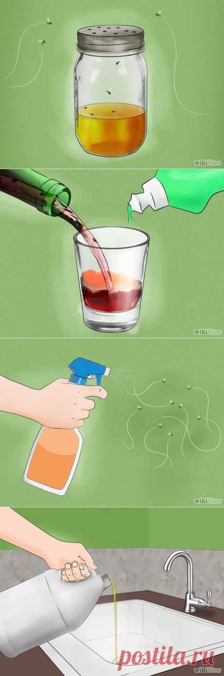 Как избавиться от мошек - wikiHow