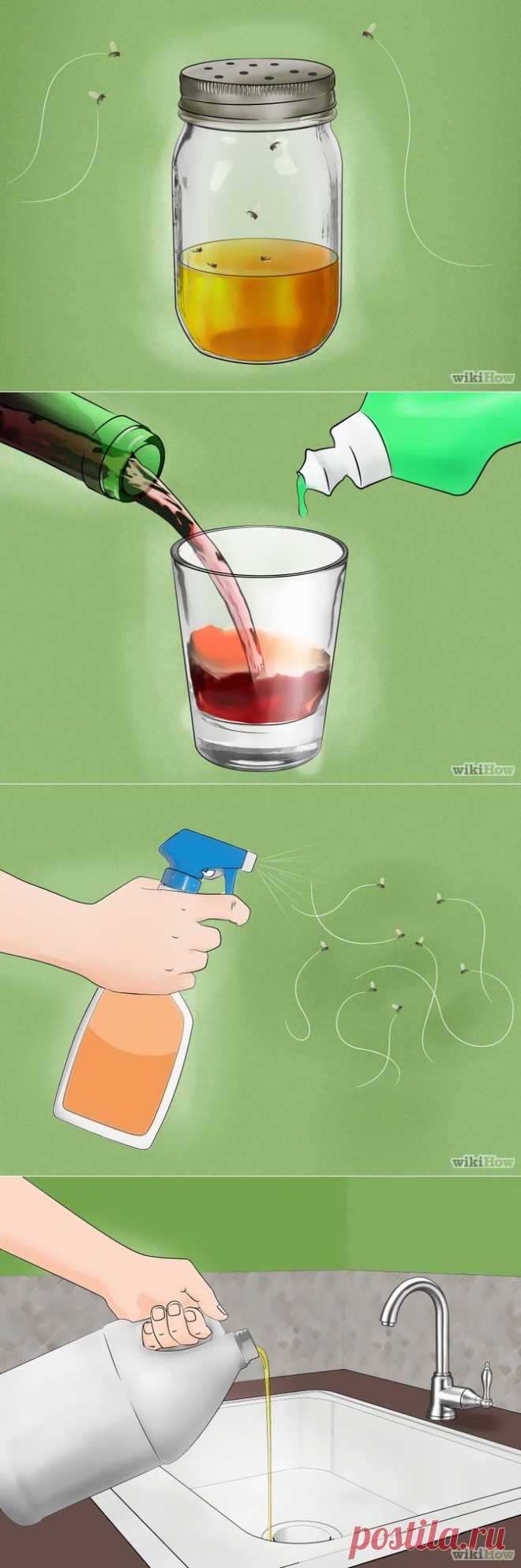 Как избавиться от мошек - wikiHow