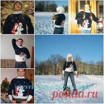 ВСЕ СВЯЗАНО. ROSOMAHA.: Новогодний наследственный свитер с Дедом Морозом. Новый год!
