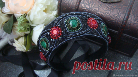 Кокошник/тиара в Русском стиле, с кораллами, жемчугом – купить в интернет-магазине на Ярмарке Мастеров с доставкой Кокошник/тиара в Русском стиле, с кораллами, жемчугом - купить или заказать в интернет-магазине на Ярмарке Мастеров | Кокошник в русском стиле, был создан по…