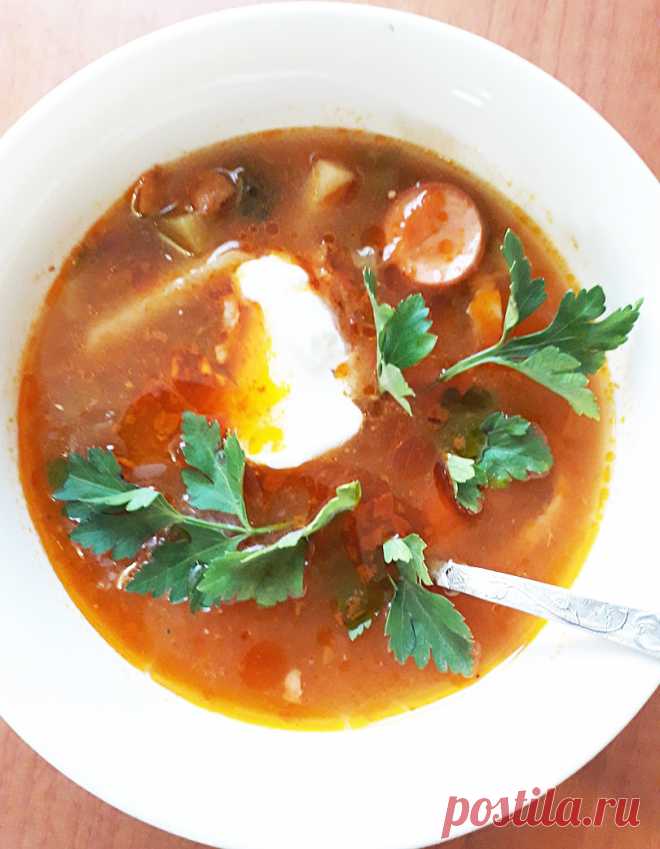 Солянка домашняя - вкуснейший рецепт моей подруги