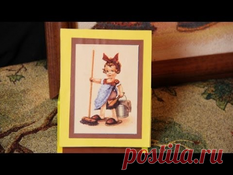 Красивая открытка стойка  своими руками