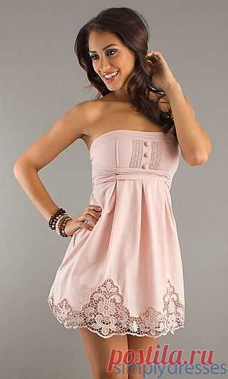 мини платье