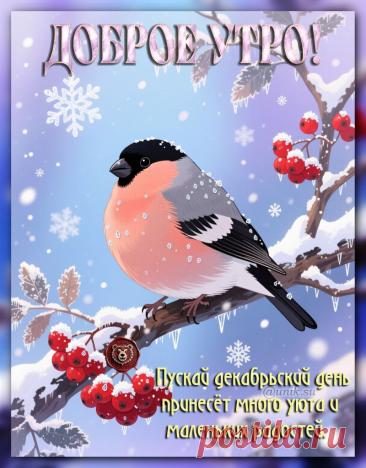 с добрым декабрьским утром картинки красивые