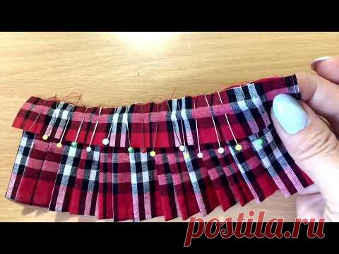 Мастер-класс по пошиву юбочки в складку на любую куклу